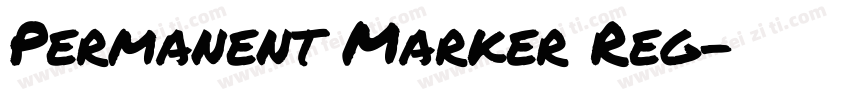 Permanent Marker Reg字体转换